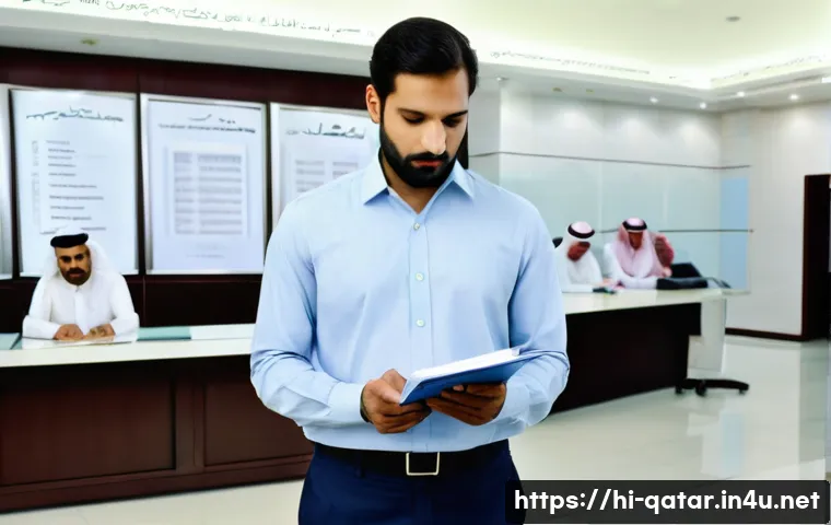 카타르에서 번역 서비스 찾기 - An Indian man, in his 30s, dressed in smart business casuals (modest shirt and trousers), looking th...